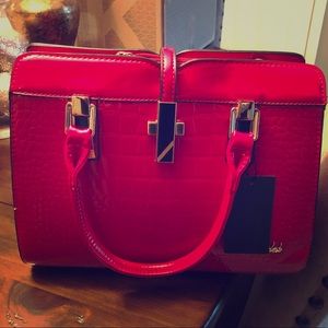 NEW red Novadab handbag